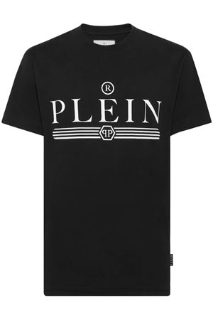 Black cotton T-shirt PHILIPP PLEIN | FADCMTK7443PJY002N02